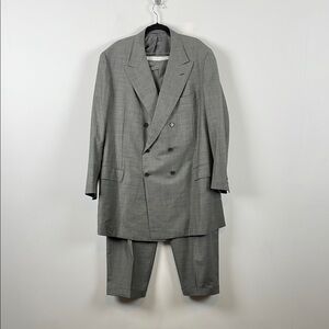 Luciano Barbera Collezione Sartoriale Wool Men 62 Classic Double Breasted Suit